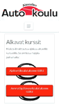 Mobile Screenshot of alavudenautokoulu.fi